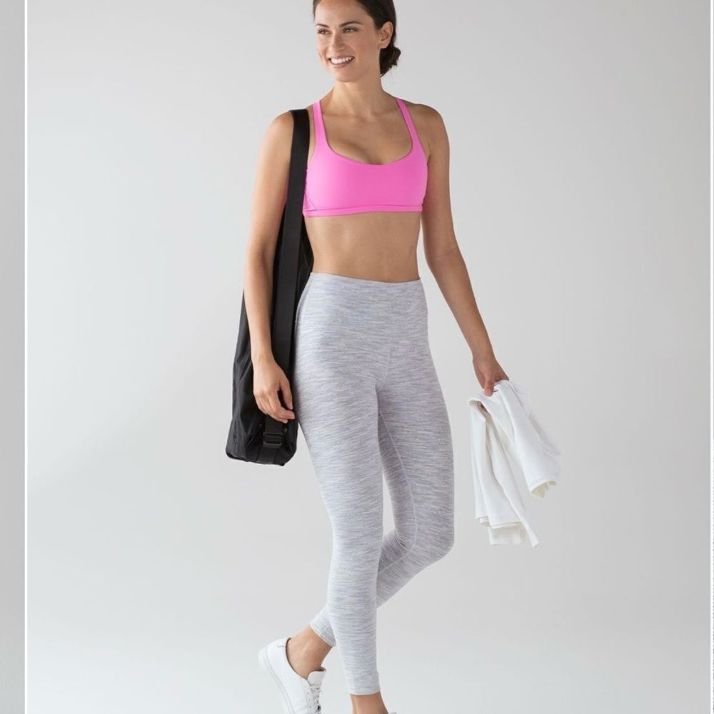 Lululemon Wunder Under Hi-Rise 7/8 Leggings 25” Grey Size 8